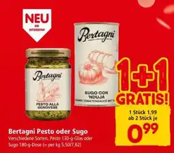 Interspar Bertagni Pesto oder Sugo Angebot
