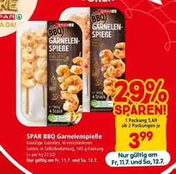 Interspar SPAR BBQ Garnelenspieße Angebot