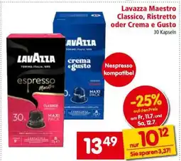 Interspar Lavazza Maestro Classico, Ristretto oder Crema e Gusto Angebot