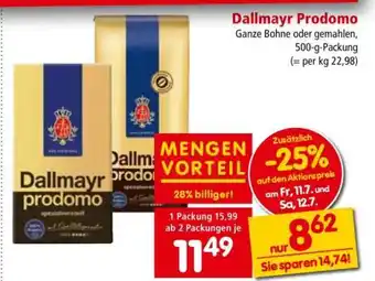 Interspar Dallmayr Prodomo Angebot