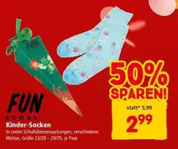 Interspar FUN SOCKS Kinder-Socken Angebot