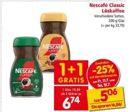 Interspar NESCAFÉ CLASSIC LÖSKAFFEE Angebot