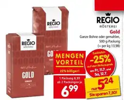 Interspar REGIO RÖSTEREI Gold Angebot