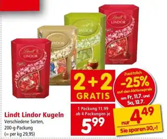 Interspar Lindt Lindor Kugeln Angebot