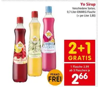 Interspar YO Sirup Angebot