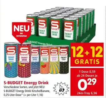 Interspar S-BUDGET Energy Drink Angebot