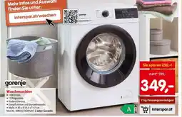 Interspar Gorenje Waschmaschine Angebot