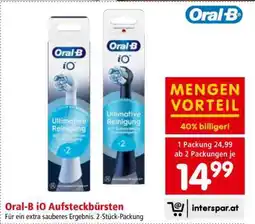 Interspar Oral-B iO Aufsteckbürsten Angebot