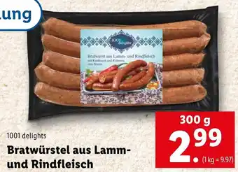 Lidl Bratwürstel Aus Lamm Und Rindfleisch 300 g Angebot