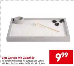 Interspar Zen Garten mit Zubehör Angebot