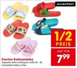 Interspar Everton Badesandalen Angebot