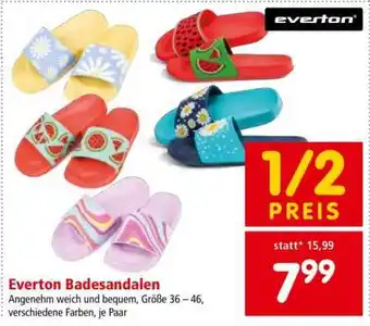 Interspar Everton Badesandalen Angebot