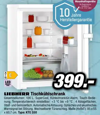 Red Zac Liebherr tischkühlschrank Angebot