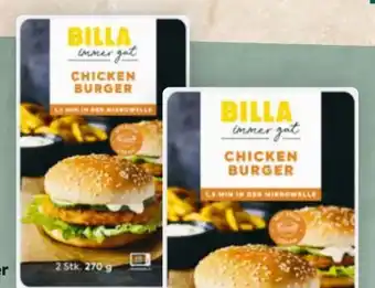 Billa Billa immer gut Chicken Burger Angebot