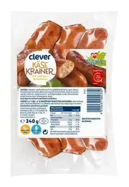 Billa Clever Käsekrainer Angebot