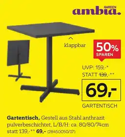 XXXLutz Gartentisch Angebot
