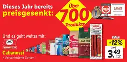 Lidl Cabanossi Angebot
