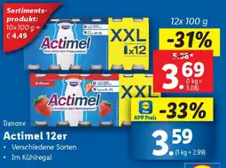 Lidl Danone Actimel 12er Angebot