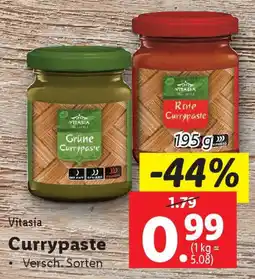 Lidl Vitasia Currypaste Angebot