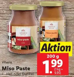 Lidl Vitasia Miso paste Angebot