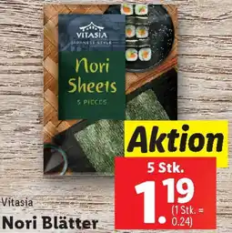 Lidl Vitasia Nori Blätter Angebot