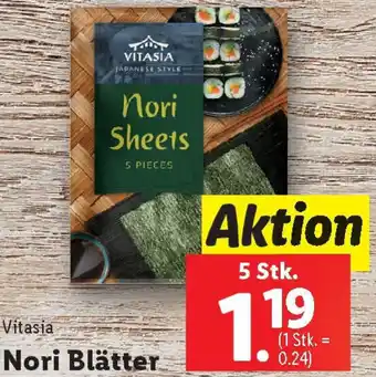Lidl Vitasia Nori Blätter Angebot