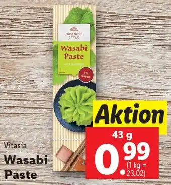 Lidl Vitasia Wasabi Paste Angebot