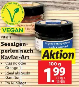 Lidl Vitasia Seealgenperlen nach Kaviar Art Angebot