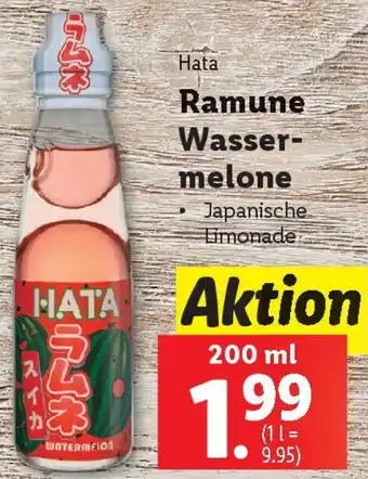 Lidl Hata Ramune Wassermelone Angebot