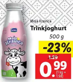 Lidl Moja Kravica Trinkjoghurt Angebot