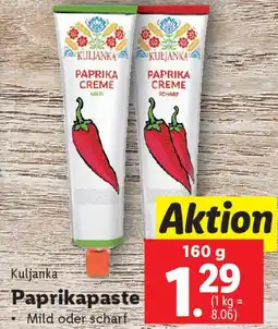 Lidl Kuljanka Paprikapaste Angebot