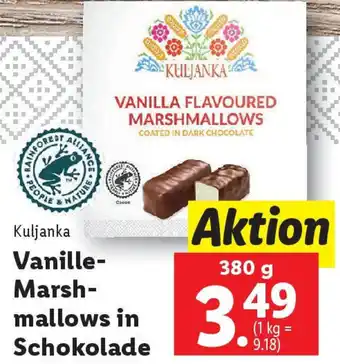 Lidl Vanille Marshmallows in Schokolade Angebot