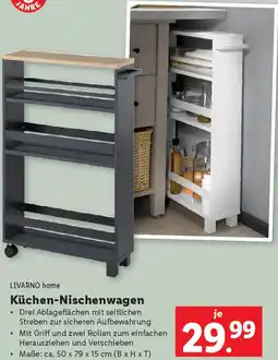 Lidl LIVARNO home Küchen Nischenwagen Angebot