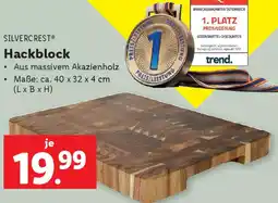 Lidl Silvercrest Hackblock Angebot