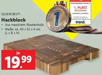 Lidl Silvercrest Hackblock Angebot