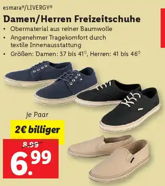Lidl Damen/Herren Freizeitschuhe Angebot
