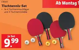Lidl Crivit Tischtennis Set Angebot