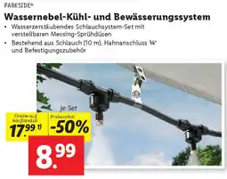 Lidl Parkside Wassernebel Kühl und Bewässerungssystem Angebot