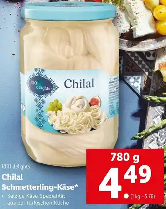 Lidl Chilal Schmetterling Käse 780 g Angebot