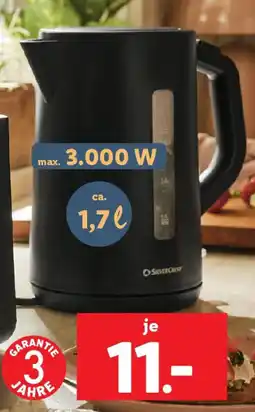 Lidl Silvercrest Wasserkocher Angebot