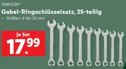Lidl Parkside Gabel Ringschlüsselsatz Angebot