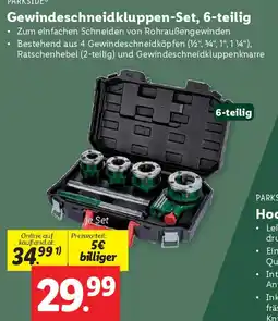 Lidl Parkside Gewindeschneidkluppen Set Angebot