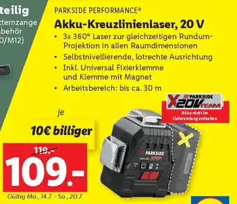 Lidl Akku Kreuzlinienlaser Angebot
