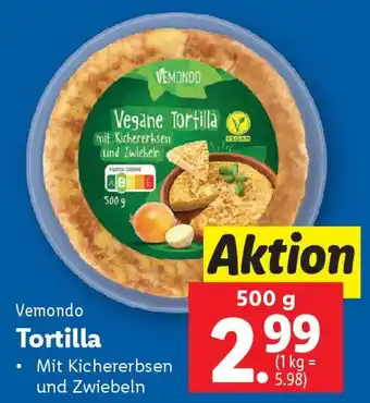 Lidl Vemondo Tortilla Angebot