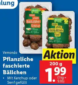 Lidl Vemondo Pflanzliche faschierte Bällchen Angebot
