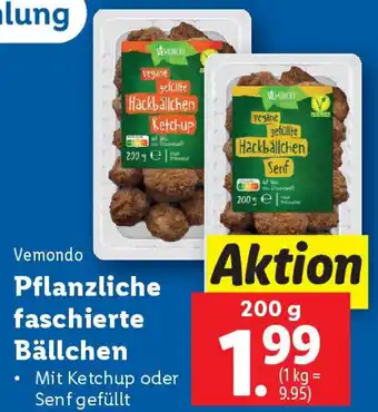 Lidl Vemondo Pflanzliche faschierte Bällchen Angebot