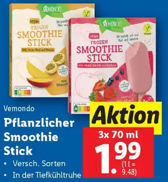 Lidl Vemondo Pflanzlicher Smoothie Stick Angebot