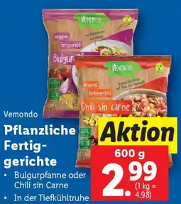 Lidl Vemondo Pflanzliche Fertiggerichte Angebot