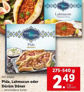 Lidl Pide,Lahmacun Oder Dürüm Döner 275-540 g Angebot