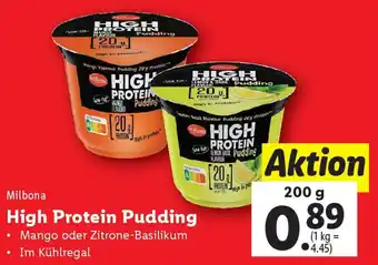 Lidl Milbona High Protein Pudding Angebot